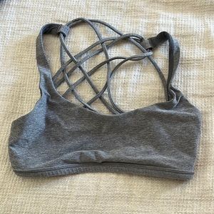 lululemon grey sports bra size 2